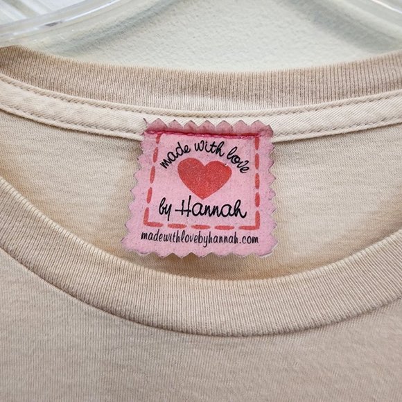 RARE Made with love by Hannah black forest fun toadstool graphic tee woman's XL - Picture 2 of 9